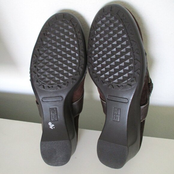 Aerosoles "Storyteller" Womens Brown Suede Mule w/2" Wedge Heel NWOB - Size 7.5M - Picture 8 of 8